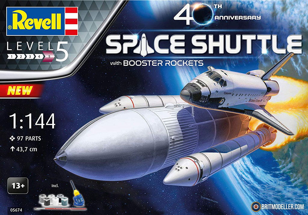 Space Shuttle with Booster Rockets 40th Anniversary (05674) 1144